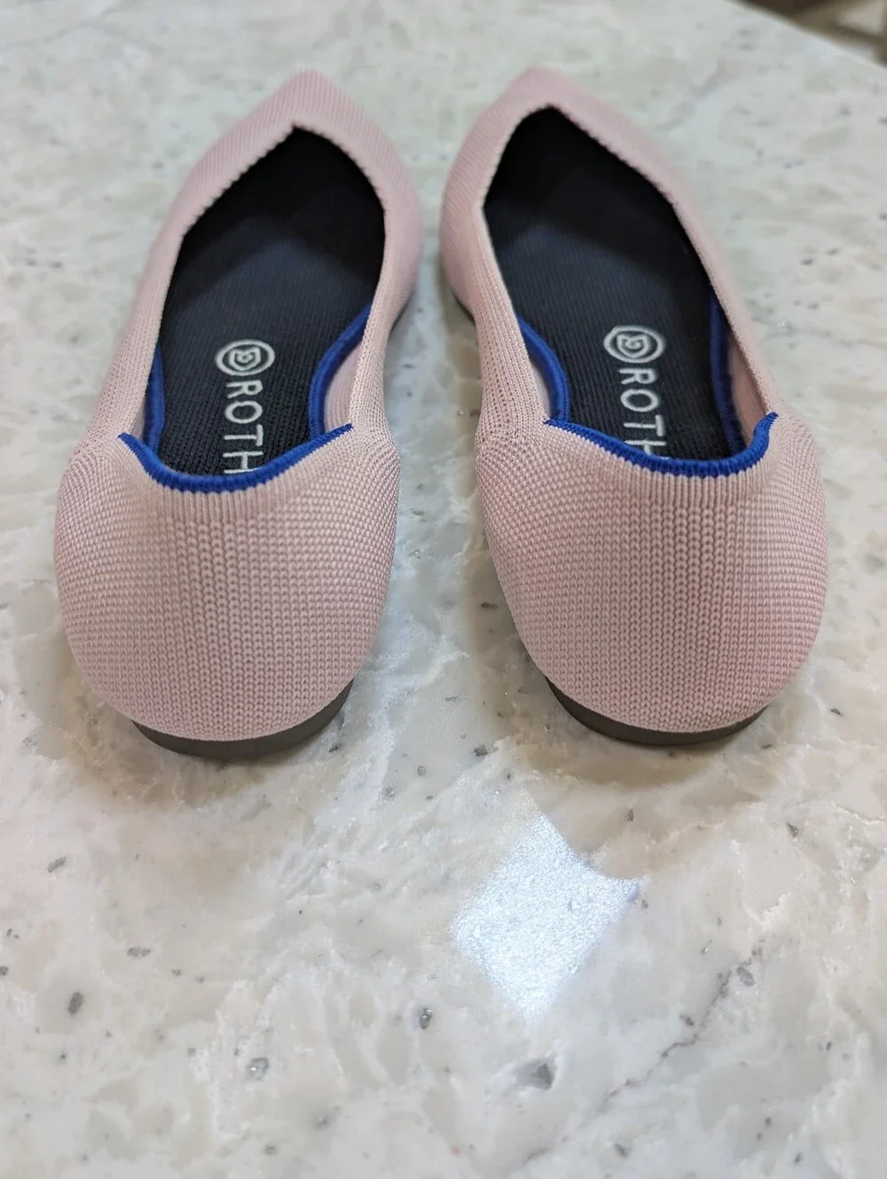 Rothys The Point Flats In Petal Pink Size 8